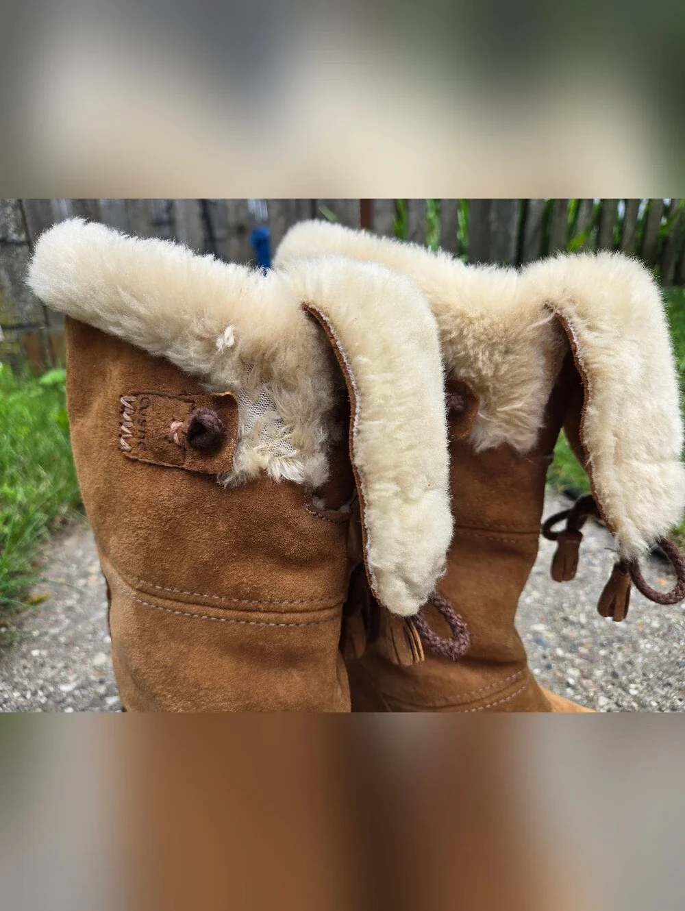 Women’s Cushe Suede Shearling-Lined Waterproof Winter Boots - Tan